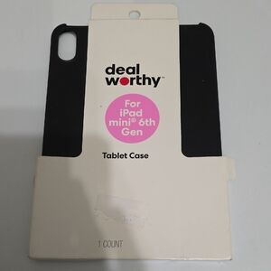 Black Tablet Case for iPad Mini 6th Gen Deal Worthy